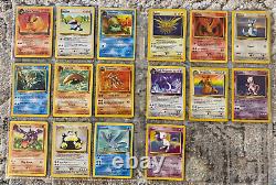 Cartes Pokémon Set Original 151 Complet Vintage / Dracaufeu, Tortank, Florizarre