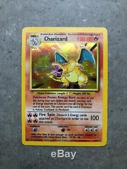 Cartes Pokémon Tcg Charizard 4/102 Rare Set Base De Holo Nm