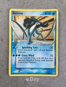Cartes Pokemon Tcg Suicune Gold Star 115/115 Unseen Forces Ultra Rare Holo Nm-m