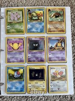 Cartes Pokemon Vintage Rare Collection Lot Reliure Holo Wotc 1999 Era Charizard