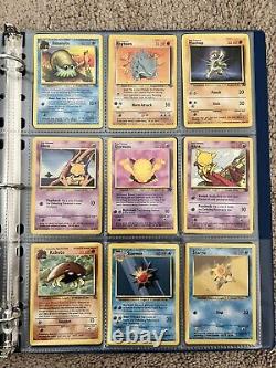 Cartes Pokemon Vintage Reliure De Lot Collection Rare Holo Wotc 1999 Cadeau De Noël