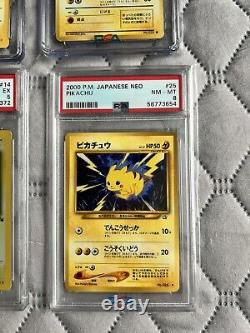 Cartes Pokémon notées Lot Rare Collection Pikachu