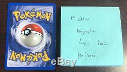 Cartes Quatre 1er Rare Édition Holographic Base Pokémon Charizard Lugia Ho-oh Nm-mt