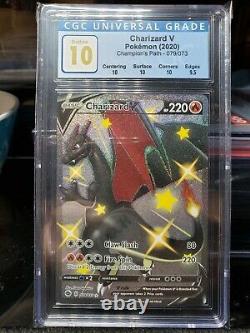 Cgc 10 Pokemon Champions Path Secret Rare Shiny Charizard V Card 79/73 079/073