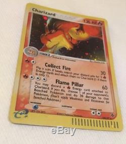 Charizard 100/97 Secret Rare Ex Dragon Presque Mint + Pokemon Card