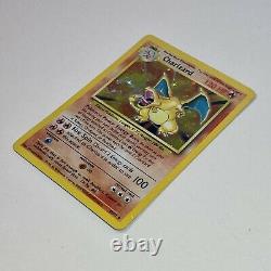 Charizard 4/102 Ensemble De Base Pokemon Card Holo Rare 1999 Wotc