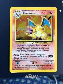 Charizard 4/102 Nm Set De Base Pokemon Rare Holo Pokemon Carte