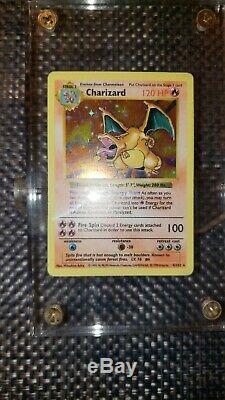 Charizard 4/102 Shadowless De Base Rare Holo Carte Pokemon Near Mint