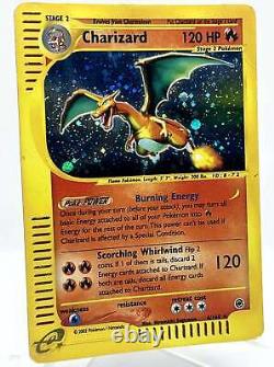 Charizard 6/165 Expedition Holo Rare Carte Pokemon Vintage eSeries 2002