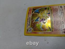 Charizard Base Set 4/102 Holo Rare Illimité Shadow Pokémon TCG Très Abîmé