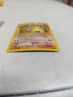 Charizard Base Set 4/102 Holo Rare Illimité Shadow Pokémon TCG Très Abîmé