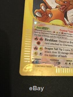 Charizard Cristal 146/144 Set Skyridge Carte Pokémon Holo Rare Foil Exl-nm