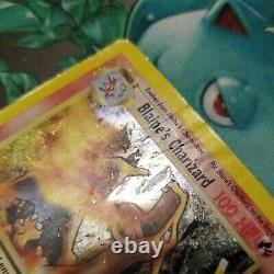 Charizard De Blaine 2/132 Holo Rare Gym Challenge Pokemon Card 2000 Wotc