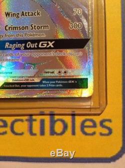 Charizard Gx 150/147 Hyper Secret Rare S & M Burning Shadows Pokemon Card Mint