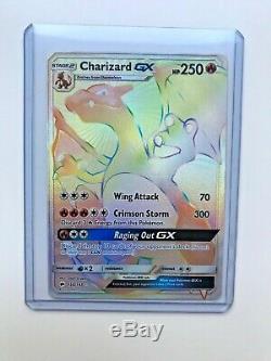 Charizard Gx Hyper Rare Ardentes Ombres 150/147 Arc-en-rare __gvirt_np_nn_nnps<__ Carte Pokémon