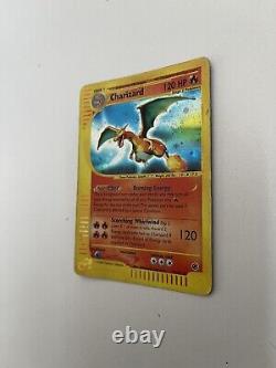 Charizard Holo Rare 6/165 Expedition E-reader Wotc Pokemon Card HP Endommagé