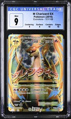 Charizard PSA, CGC Pokémon XY Evolutions #11, #101, SWSH #075 SP. Livraison CARTES