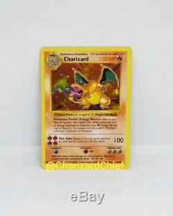 Charizard Shadowless De Base Holo Rare 4/102 Originale Pokemon Card Collection