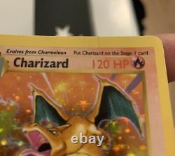 Charizard Wotc Shadowless 4/102 Rare Lp Holo Carte Pokemon