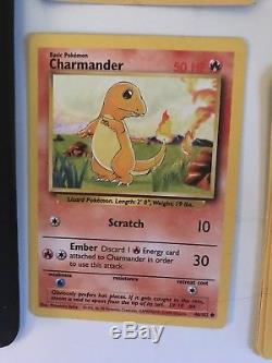 Charmander 46/102, Set De Base Pokemon Card Great Condition 1995 50 CV Très Rare