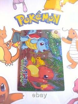Charmander/squirtle Japonais Pokemon Holo Vending Sticker/card #218 Menthe Rare