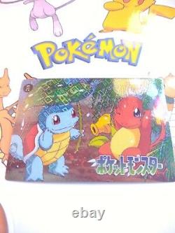 Charmander/squirtle Japonais Pokemon Holo Vending Sticker/card #218 Menthe Rare