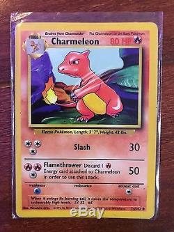 Charmeleon Pokémon Card Rare Near Mint Condition 1995 24/102