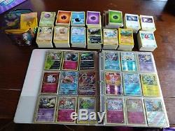 Collection De Cartes Pokémon, Lot De Plus De 2 000+ Manches Ultra Rare / R / Holo / Reverse / Uc / C