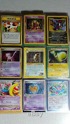 Collection Vintage & New Pokemon Binder Carte 450+ Lot Chardizard & Holos Rares