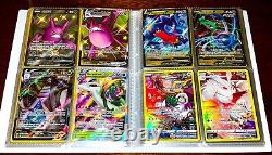 Collection de cartes Pokémon Lot 240 TOUTES HOLOGRAPHIQUES Classeur Ultra Rare NM Vmax EX GX