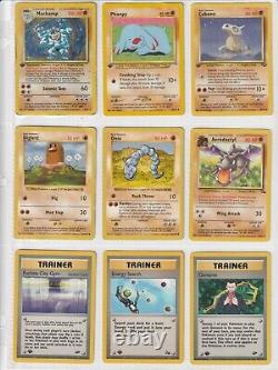 Collection de cartes Pokemon TCG Lot 69 Cartes Reliure Page Vintage WOTC Holo Rare