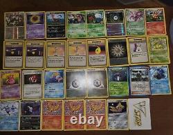 Collection de cartes Pokemon TCG lot (Holos Vintage, Rares Nonholos, Etc. MP.)