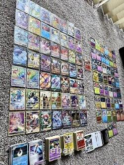Collection de cartes Pokemon de plus de 500 cartes + 50 Ultra Rares en Art Complet/Art Secret/Art Alternatif