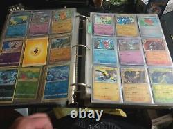 Collection de classeur de cartes Pokemon Charizard Pikachu V Max V Holo Rare Revers 500+