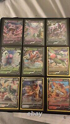 Collection de classeurs de cartes Pokémon, bonne qualité, avec des cartes rares de différents ensembles