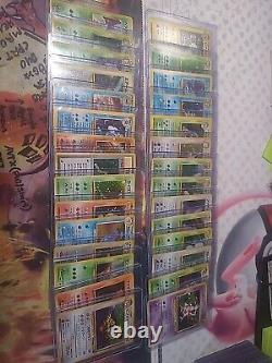 Collection rare de cartes Pokemon Vintage Lot de Wizards Of The Coast HOLOS 29x DMGd