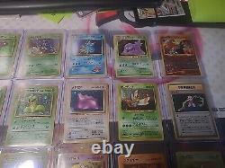 Collection rare de cartes Pokemon Vintage Lot de Wizards Of The Coast HOLOS 29x DMGd