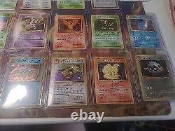 Collection rare de cartes Pokemon Vintage Lot de Wizards Of The Coast HOLOS 29x DMGd