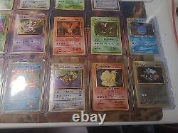 Collection rare de cartes Pokemon Vintage Lot de Wizards Of The Coast HOLOS 29x DMGd