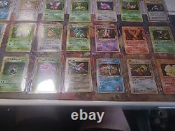 Collection rare de cartes Pokemon Vintage Lot de Wizards Of The Coast HOLOS 29x DMGd