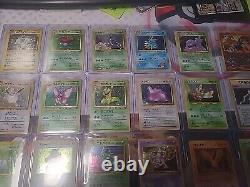 Collection rare de cartes Pokemon Vintage Lot de Wizards Of The Coast HOLOS 29x DMGd