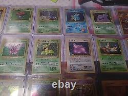 Collection rare de cartes Pokemon Vintage Lot de Wizards Of The Coast HOLOS 29x DMGd