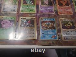 Collection rare de cartes Pokemon Vintage Lot de Wizards Of The Coast HOLOS 29x DMGd