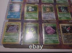 Collection rare de cartes Pokemon Vintage Lot de Wizards Of The Coast HOLOS 29x DMGd