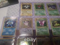 Collection rare de cartes Pokemon Vintage Lot de Wizards Of The Coast HOLOS 29x DMGd