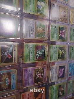 Collection rare de cartes Pokemon Vintage Lot de Wizards Of The Coast HOLOS 29x DMGd