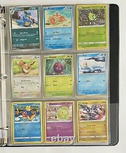 Collection rare de cartes Pokémon Vtg Lot de 180 cartes avec Holos / Rev Holos & Binder