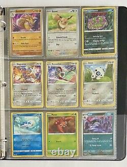 Collection rare de cartes Pokémon Vtg Lot de 180 cartes avec Holos / Rev Holos & Binder