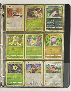 Collection rare de cartes Pokémon Vtg Lot de 180 cartes avec Holos / Rev Holos & Binder