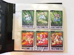Complet 153 Dossiers Carddass Pokemon 1997 Cartes Bandai Ken Sugimori Ultra Rare
